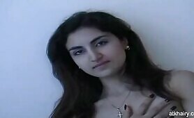 ATK Hairy Mariam plays with her Persian hairy pussy