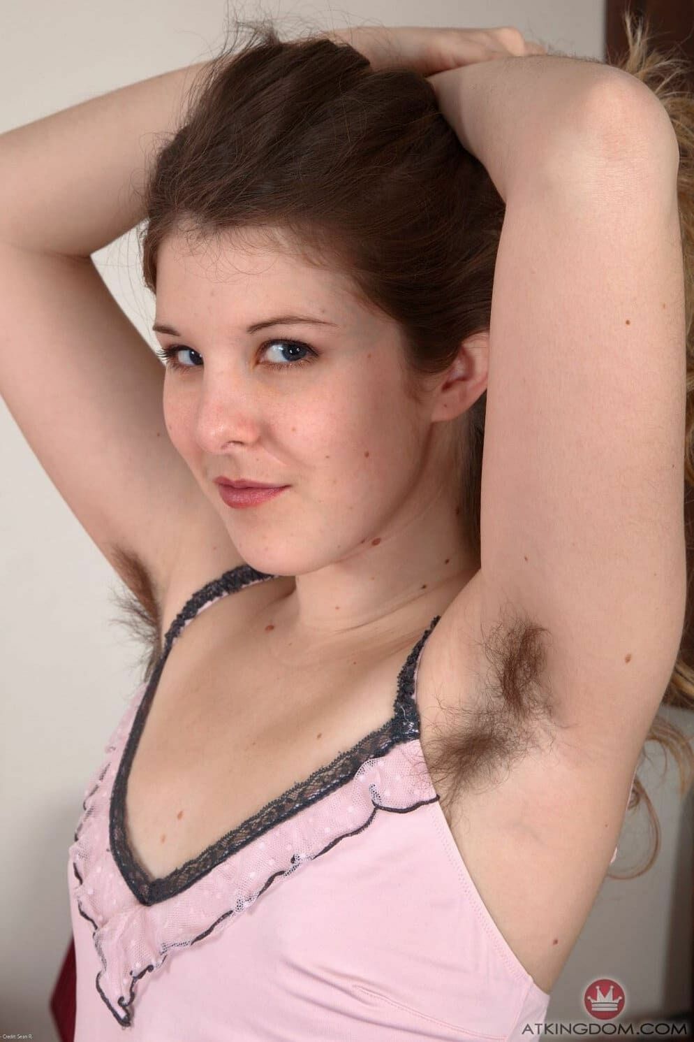 Nude women with hairy arms usually have hairy pussies