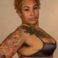 Valentine Von Bettie - Nude black bbw hairy pussy